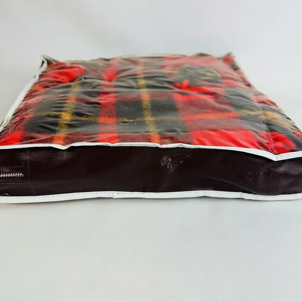 Vintage Faribo Comfort Challenger 100% Acrylic Throw Blanket Fringe 50 x 60 New‎